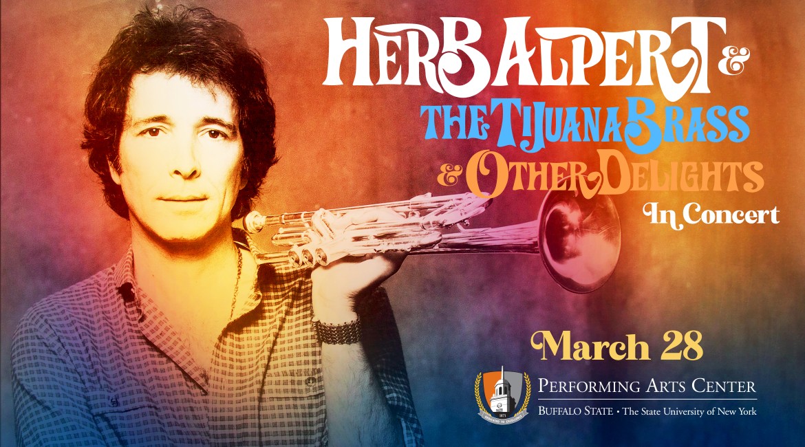 Herb Alpert with a trumpet